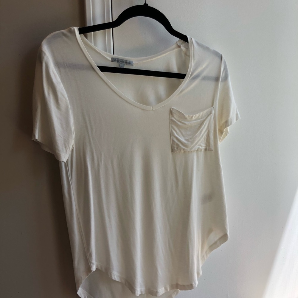 Charlotte Russe V-Neck Tee